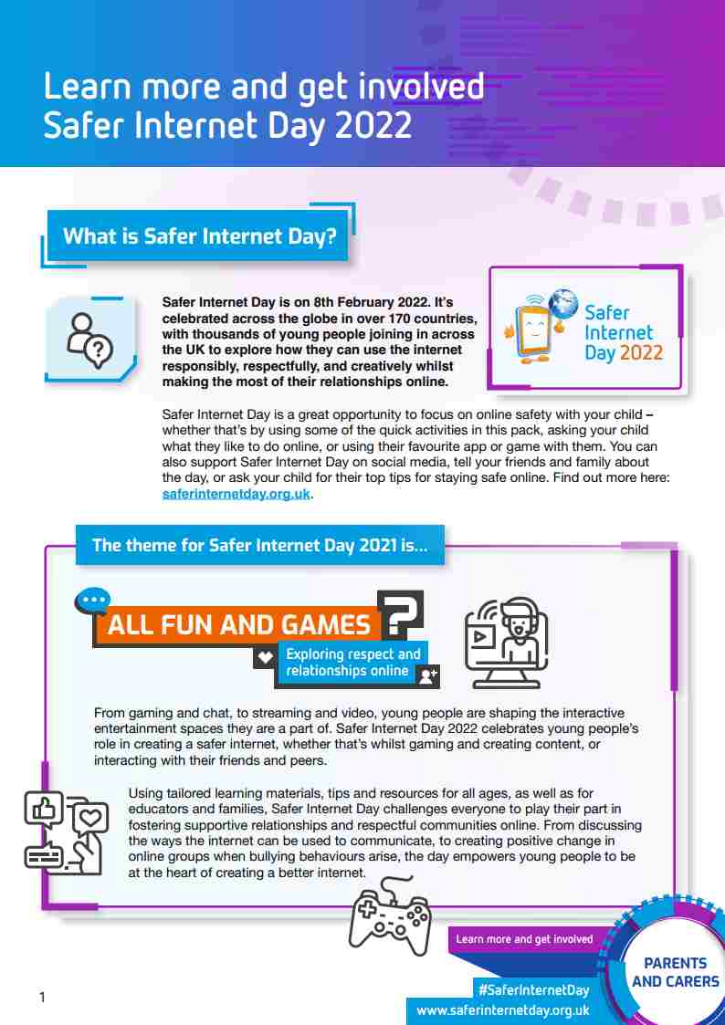 All Fun and Games - Safer Internet Day 2022 report - UK Safer