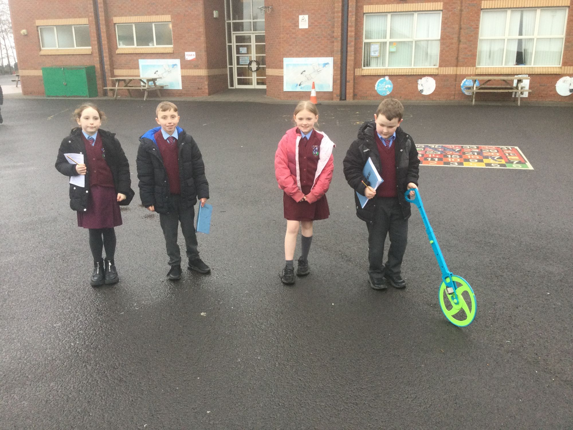 Measuring Length activities in Year 5B