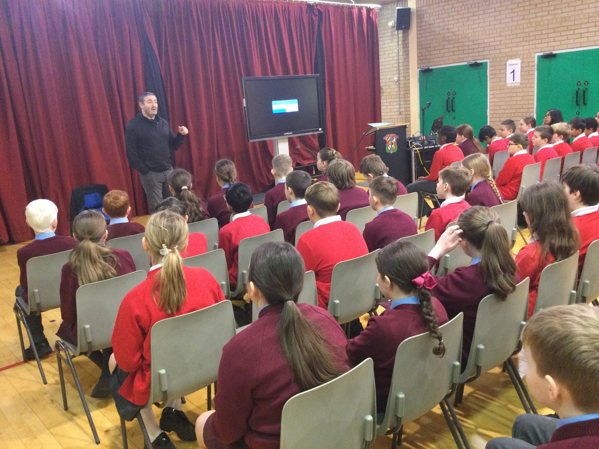 Visit from Peter Hutton