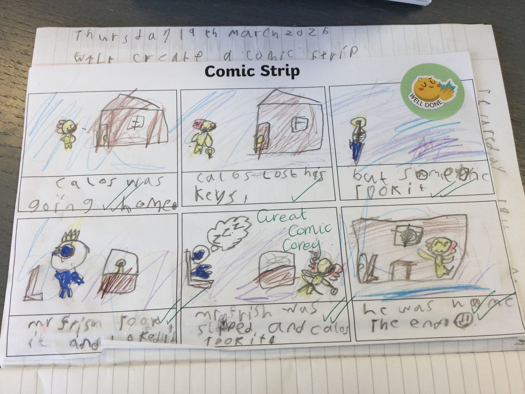 5B Creative Writing