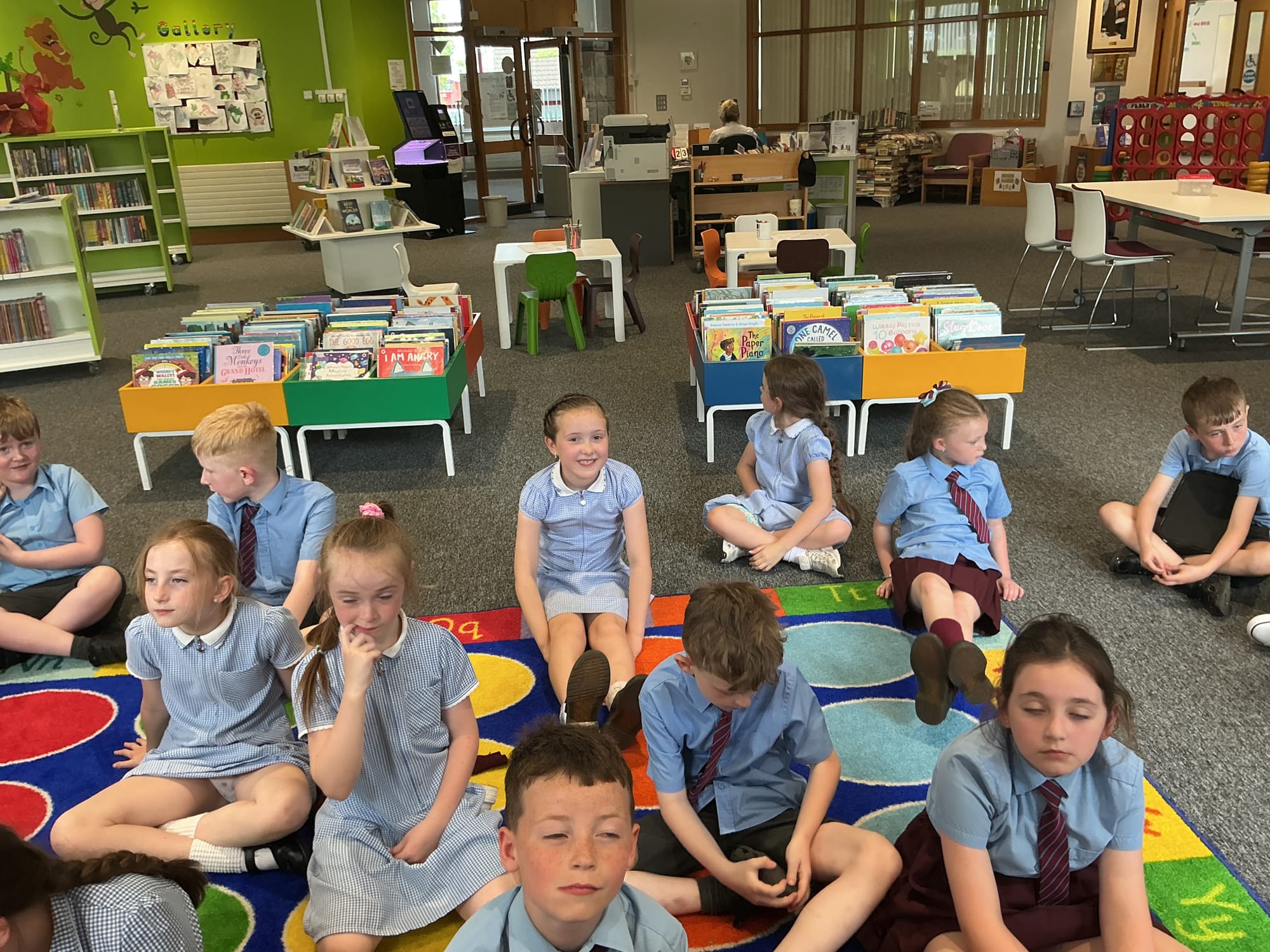Year 4 fun afternoon in Creggan Library