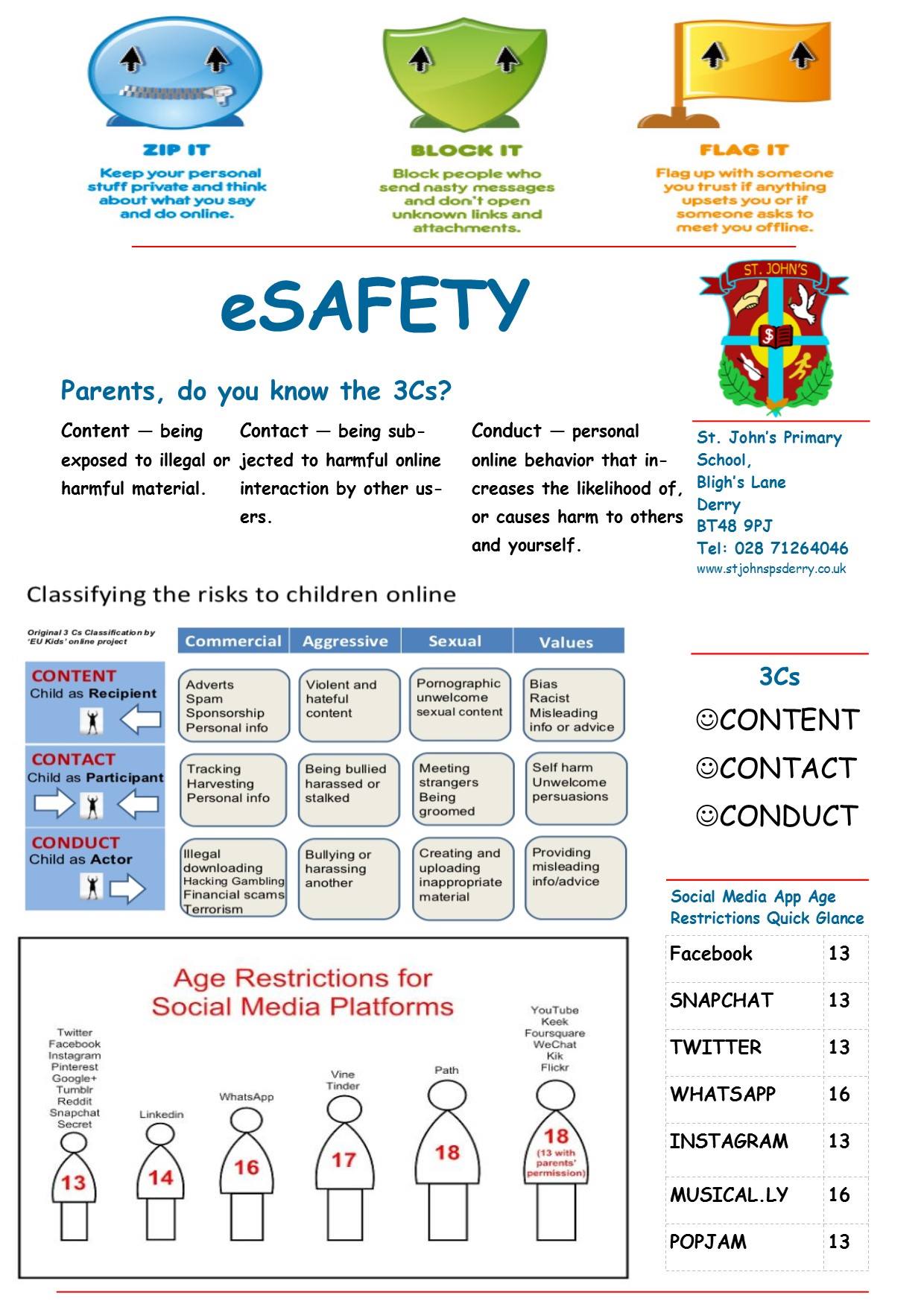 E-Safety Flyer