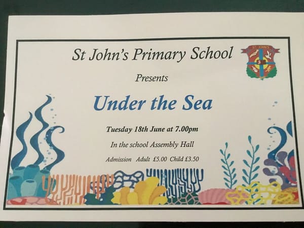 Under the Sea - Tuesday 18 & Wednesday 19 June 2019