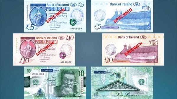 £5&£10 N.I banknotes withdrawn from circulation