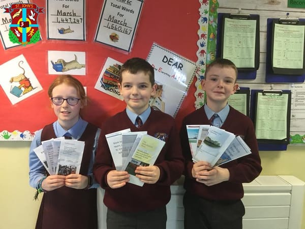 Last term all three Year 6 classes produced brochures on 'Our City'
