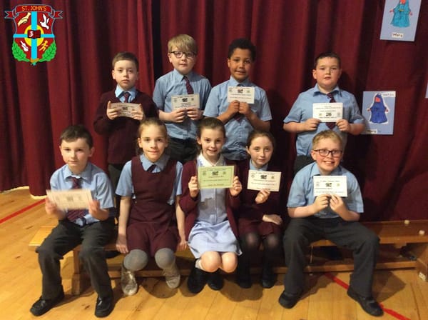 Well done to all our star pupils