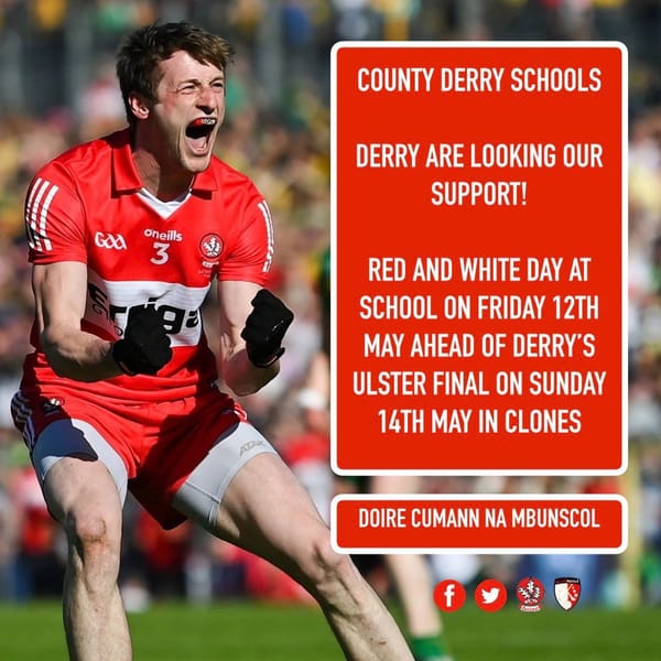 Wear red tomorrow!