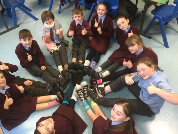 Odd Sock Day in Year 6