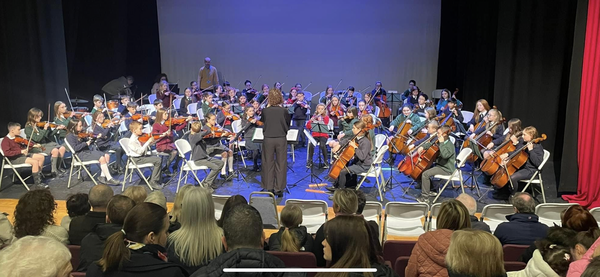 Our girls performed for the EA orchestra last weekend.
