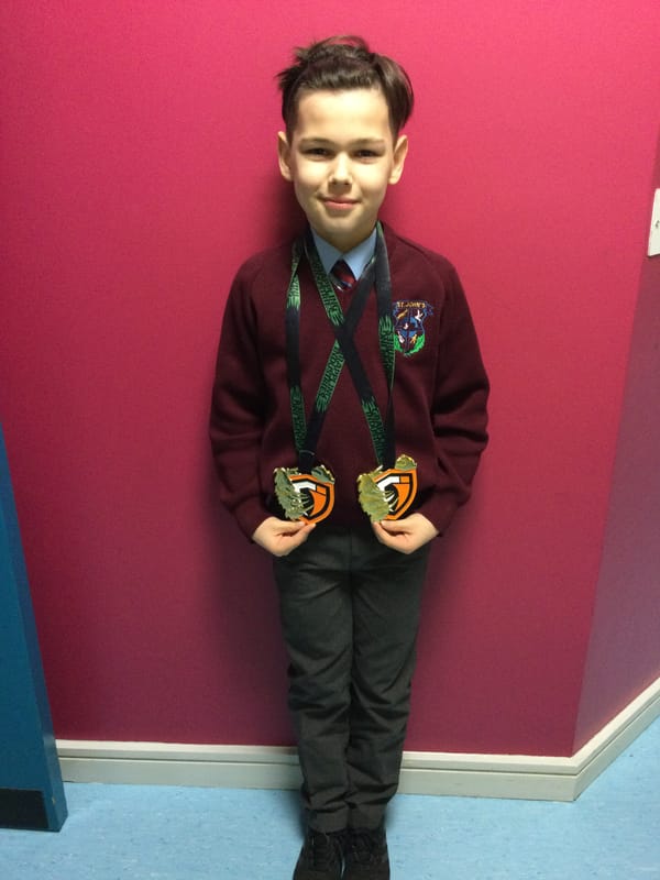 Jiu Jitsu Success for Year 5 boy!