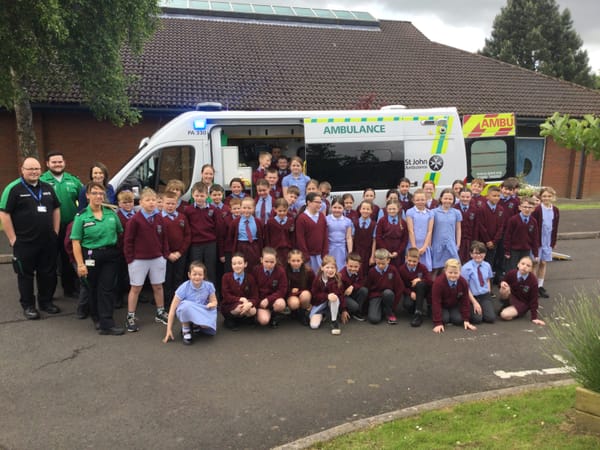 Saint John Ambulance visits Year 6.