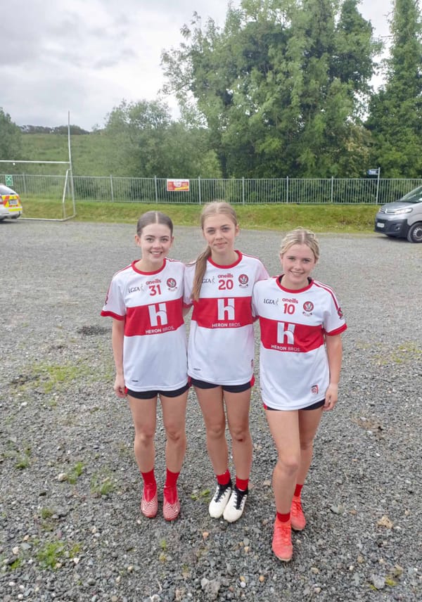 Best of luck to our past pupils Kaitlin, Faye and Sophie in the U14 All Ireland final.  Congratulations girls. We are so proud of you.