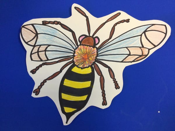 Bee Art in Year 6