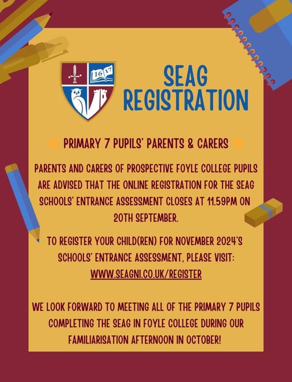 SEAG Registration