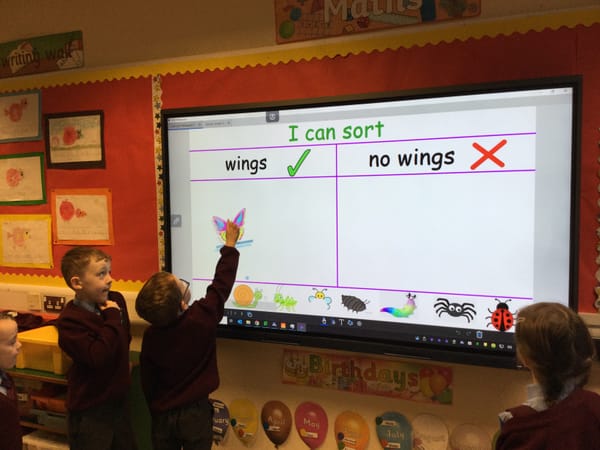 We are so happy with our new interactive whiteboards!