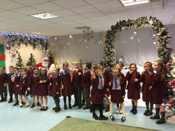 Santa visit Year3B