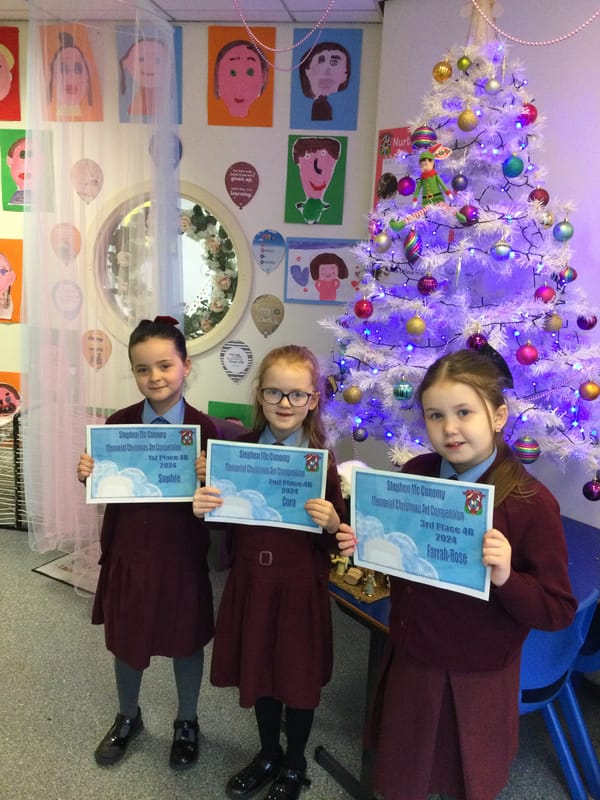 Year 4 Stephen McConomy Art Competition winners
