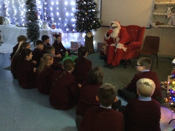 7A met with Santa today