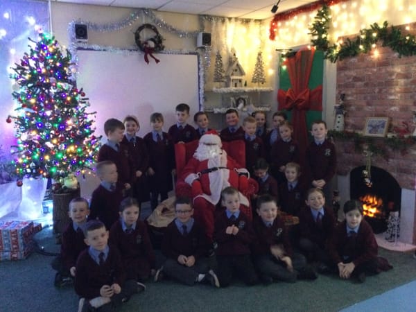 Year 4A visit to Santa room