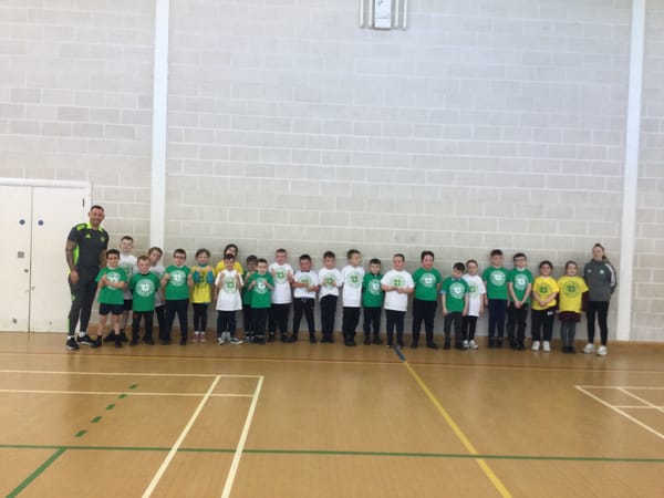 Year 4B had a fantastic morning with Celtic FC Foundation ⚽️🌟