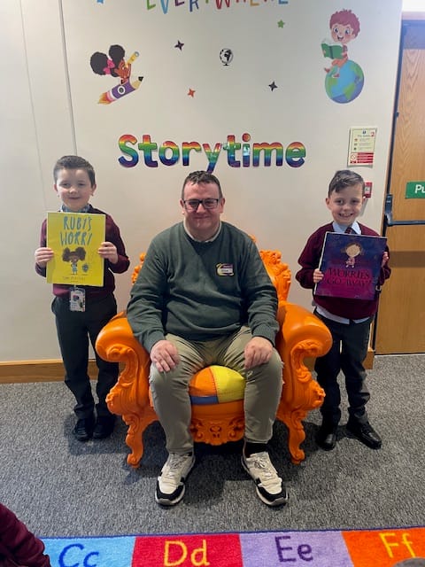 Year 4 have a great end to Children’s Mental Health week in Creggan Library