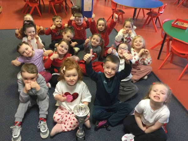 Year 1a wins Attendance Award