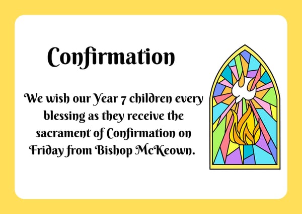 Year 7 Confirmation