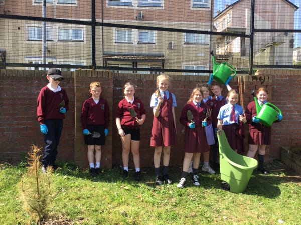 Eco Committee Spring Planting