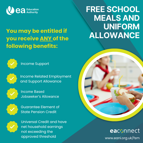 Free School Meals and Uniform Allowance