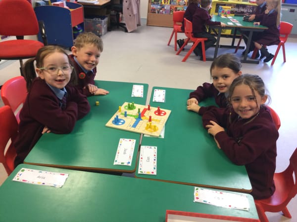 Friday table top games fun in Year 2A