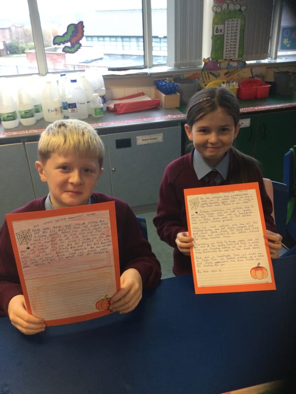 Spooktacular writing in Year 6