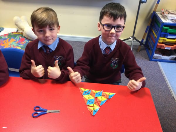 Maths Week Ireland Day 4 in 3A