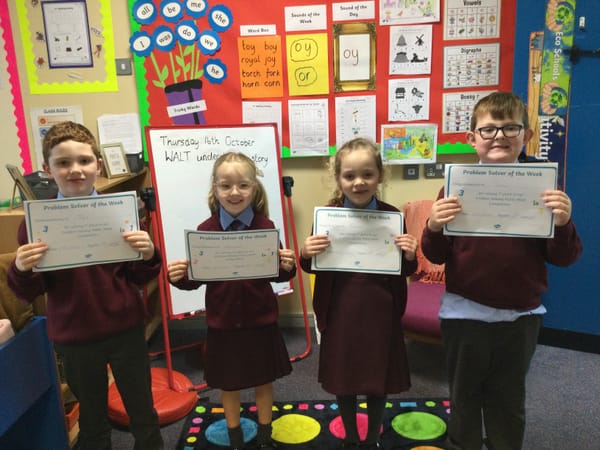 Maths Week Ireland Day 5 in Year 3A