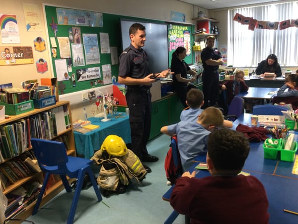 Fire Safety Visit to Year 5