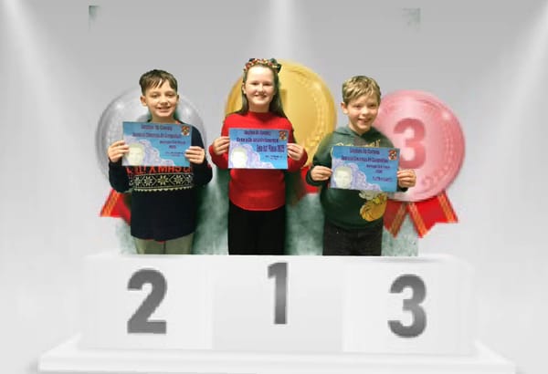 Year 6A Stephen Mc Conomy Christmas Art Winners 2025.