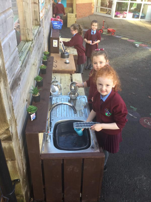 Thank You Stevie for our new Mud Kitchen.