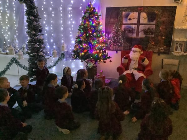 4B had a fabulous visit to Santa!