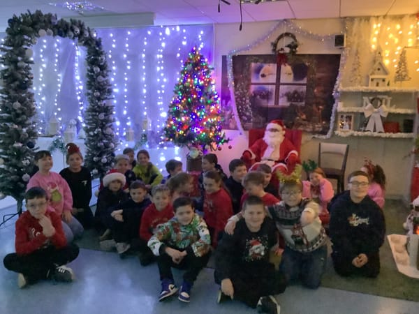 Year 6B visit to Santa
