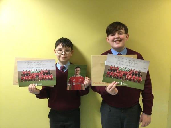 New Year Letters from Liverpool FC