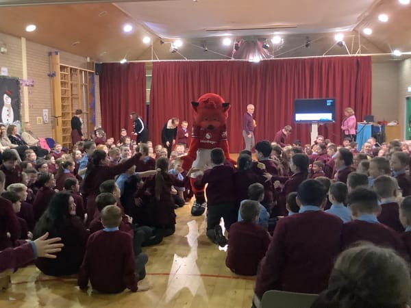 Fred the Red visits St. John's