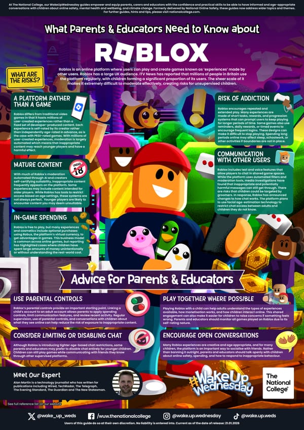 What Parents and Educators Need to Know About Roblox