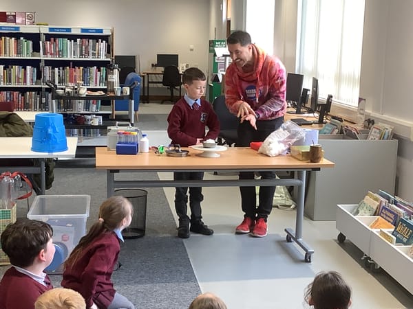 Year 4B Science at Creggan Library