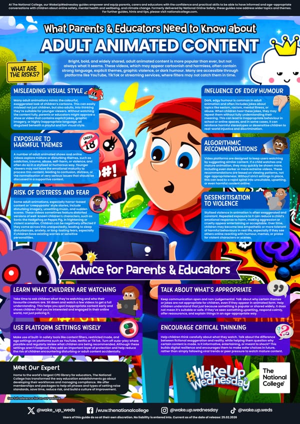 What Parents & Educators Need to Know about Adult Animated Content
