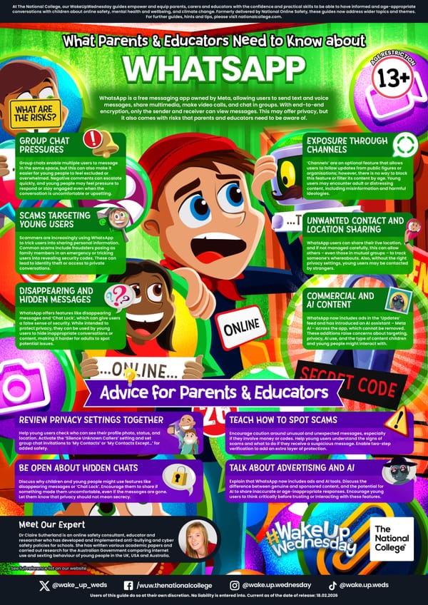 What Parents & Educators Need to Know about Whatsapp