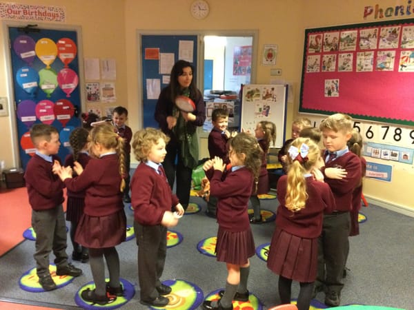 Year 1 are enjoying Musical Pathways with Mrs O’ Gorman🎼