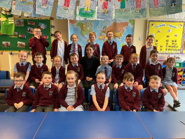 A Big Thank you to Miss Allen from Class 3A