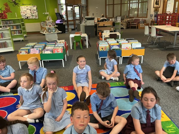 Year 4 fun afternoon in Creggan Library
